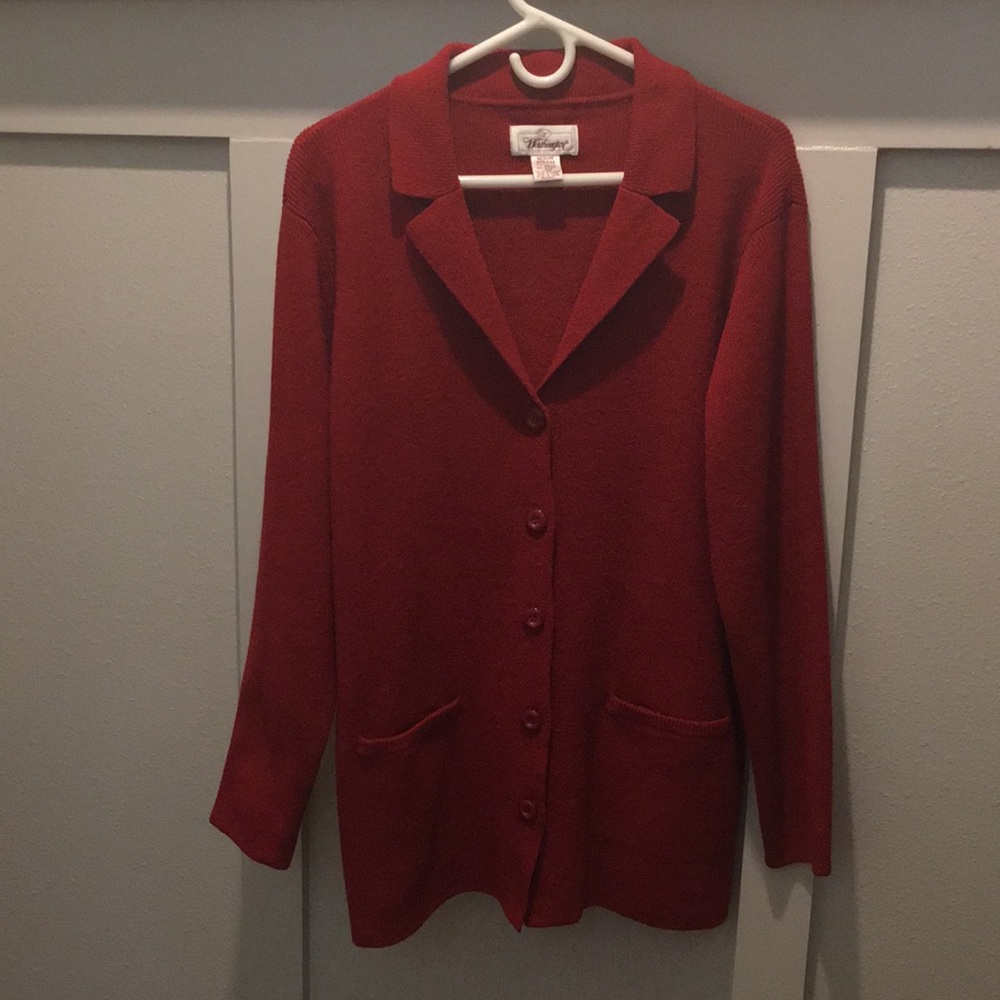 Red Jacket / Cardigan / Sweater
